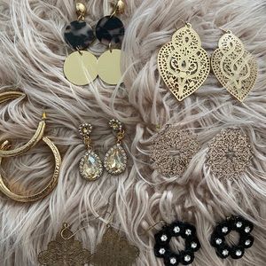 Earrings jewelry haul!! All these for one price!